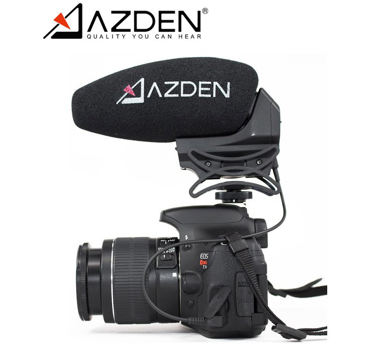 azden阿兹丹smx30微电影话筒立体声单反录音话筒麦克风机头麦