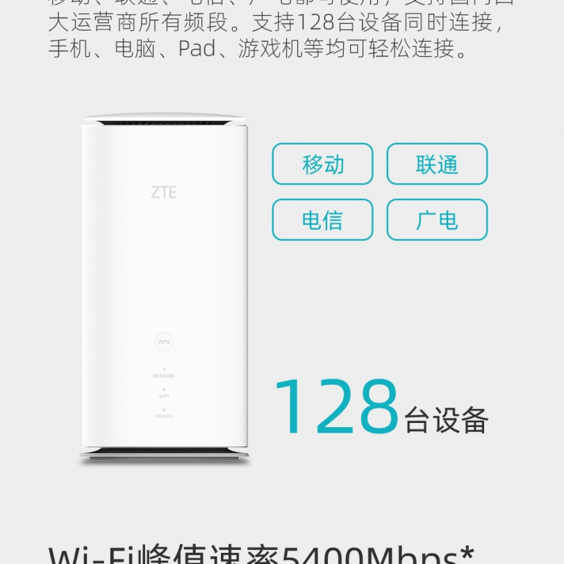 中兴5G CPE 3 Pro路由器wifi6 5G+宽带双网聚合上下行100Mbps直播 | 咔么租赁—影视器材租赁平台,租单反相机,出租摄像 ...